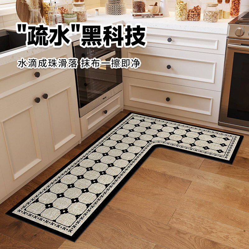 厨房地垫加厚防滑防油皮革垫门口耐脏脚垫防水专用可擦免洗地毯,居家布艺,厨房地垫,淘宝优惠券,粉丝福利购,淘宝优惠卷