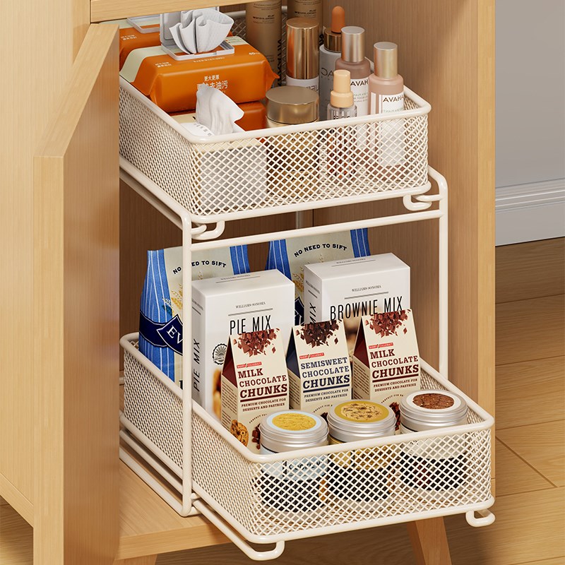 主机柜分层架可抽拉m工位办公桌柜内分隔板置物架宿舍柜子收纳神