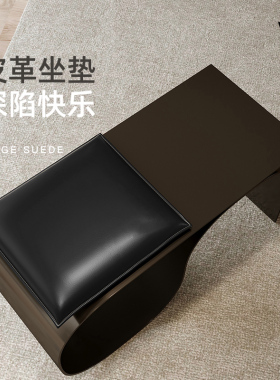 皮革坐垫高档简约座椅垫子凳垫换鞋板凳卡座记忆棉乳胶软餐椅防滑
