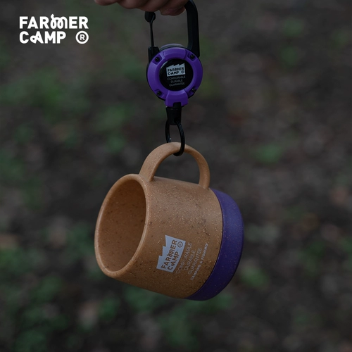 Farmer Camp Outdoor Mug Экологически чистый ретро-двойной изолированный холодный молоко горячее кофейное чашка чай