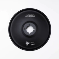 Маленький грибообразный черный абажур