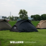 WELLHIKE Дорожная легкая водонепроницаемая палатка для двоих подходит для пеших прогулок для кемпинга