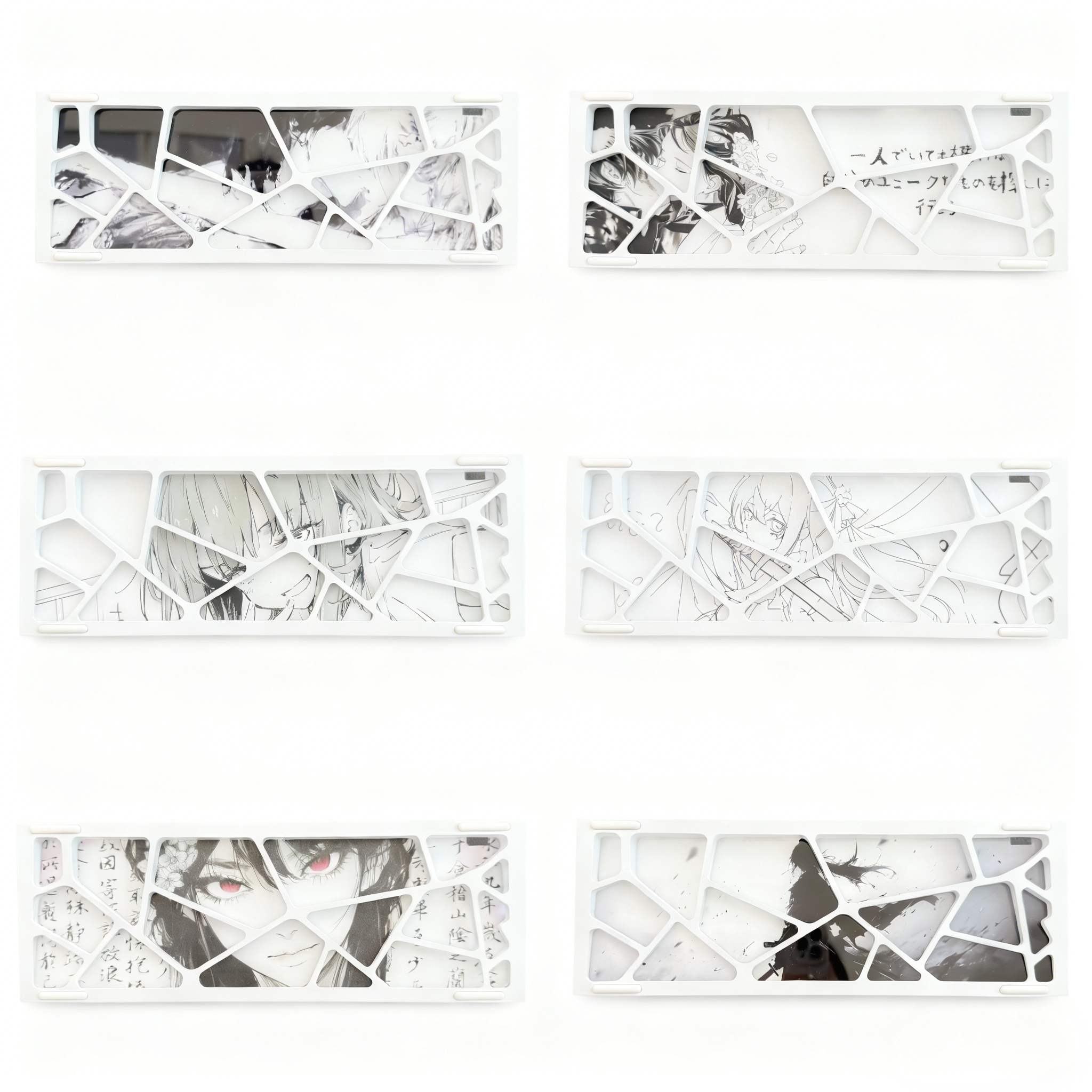 新款AGX60镂空铝壳专用均光板gh60孔位键盘镂空适配