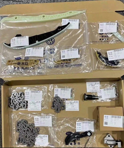 大众新帕萨特途观迈腾速腾昊锐CC途安正时链条张紧器套装导轨轨道
