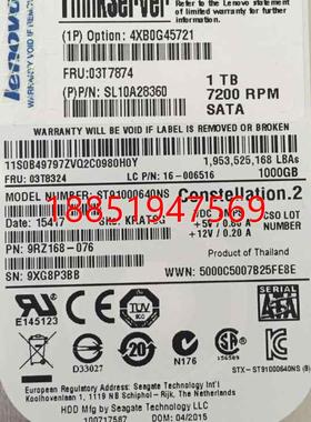 想03T8324 16006516 1T SATA 2.5 ST91000640NS 硬盘9RZ168-07