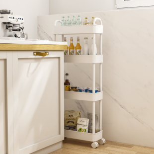 碳钢超窄夹缝置物架冰箱缝隙架10CM23CM窄缝储物架卫生间收纳架子