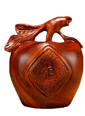 木雕摆件家居客厅酒柜工艺礼品