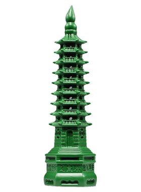 绿色客厅办公室九层文昌塔实木