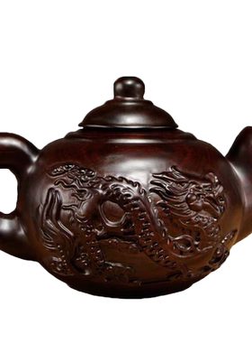 实木雕刻茶壶客厅博古架工艺礼品