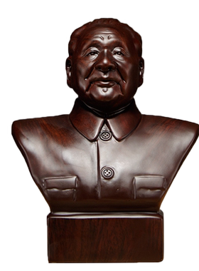 实木雕刻头像家居客厅商务工艺品