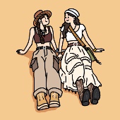 q版 手绘情侣头像简萌简笔画照片转手绘漫画微信头像可爱