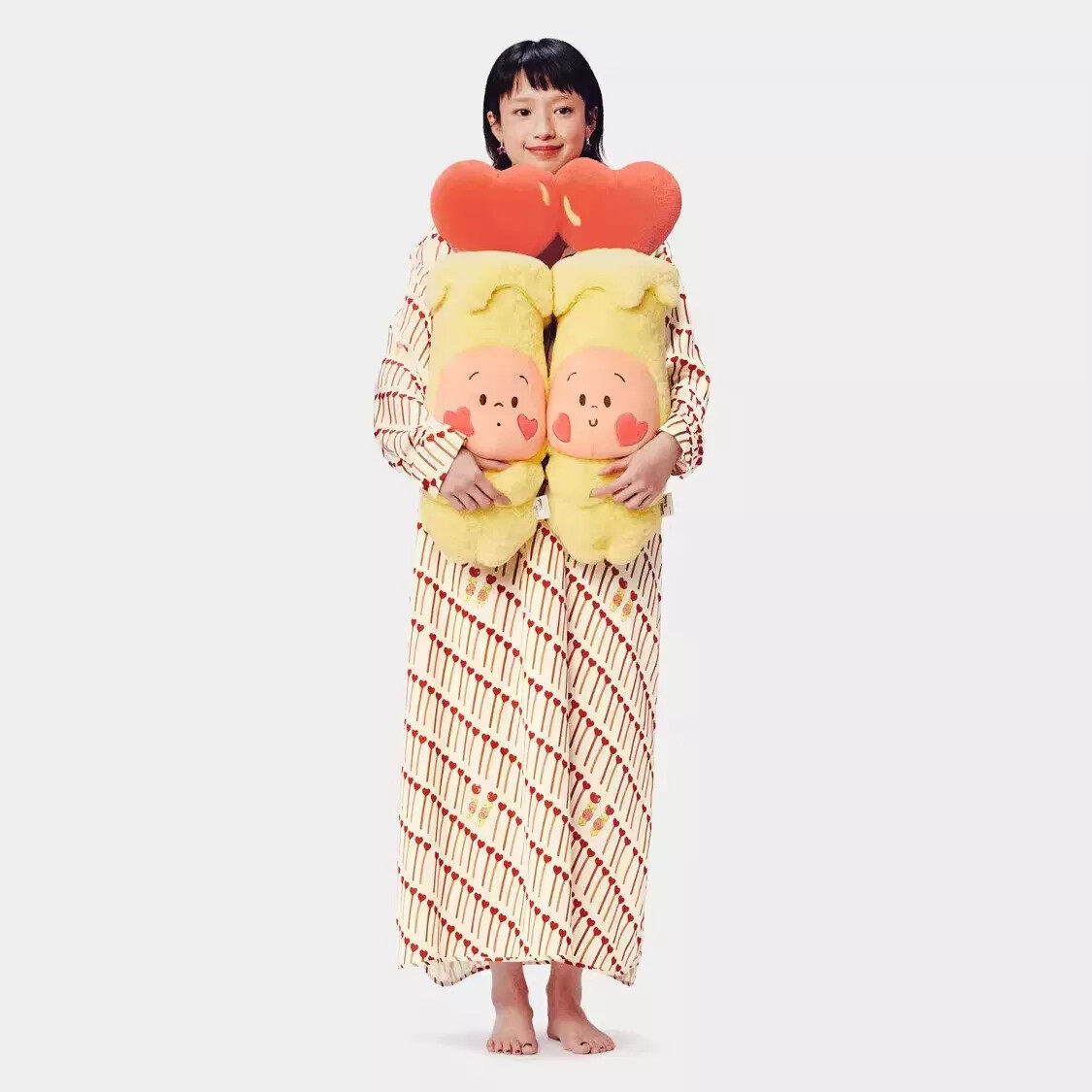 情侣款天生一对磁吸爱心星星人玩偶抱枕沙发靠枕生日礼物送女友