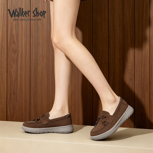 WalkerShop一脚蹬豆豆鞋女