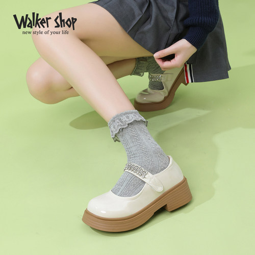 WalkerShop玛丽珍鞋简约