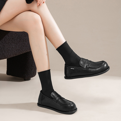 WalkerShop2025春夏季新款时尚百搭透气一脚蹬舒适休闲鞋女鞋鞋子