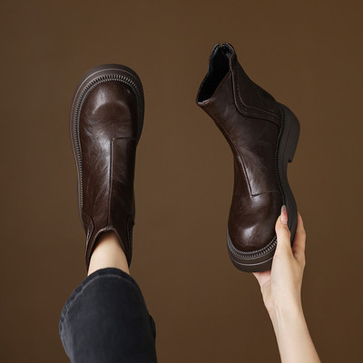 气质短靴显瘦百搭今年流行