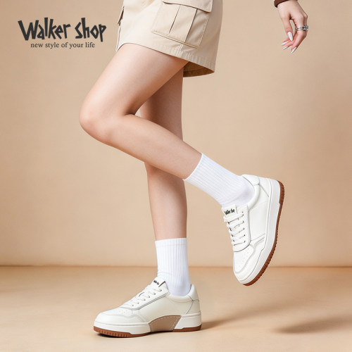 Walker Shop厚底小白鞋女2026新款夏季透气增高休闲板鞋运动百搭
