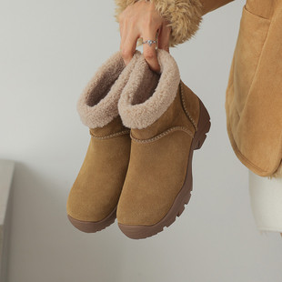 加绒保暖工装 Walker 新款 雪地靴2025冬季 雪地休闲靴 Shop厚底时尚