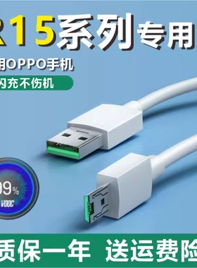 适用oppor15充电器奥赐原装闪充正品r15梦境版手机快充数据线充电线