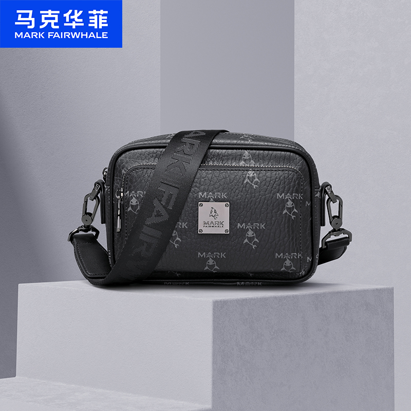 马克华菲休闲时尚单肩斜挎包男