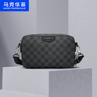 马克华菲男士斜挎包2025新款潮牌时尚单肩包休闲运动手提包男款