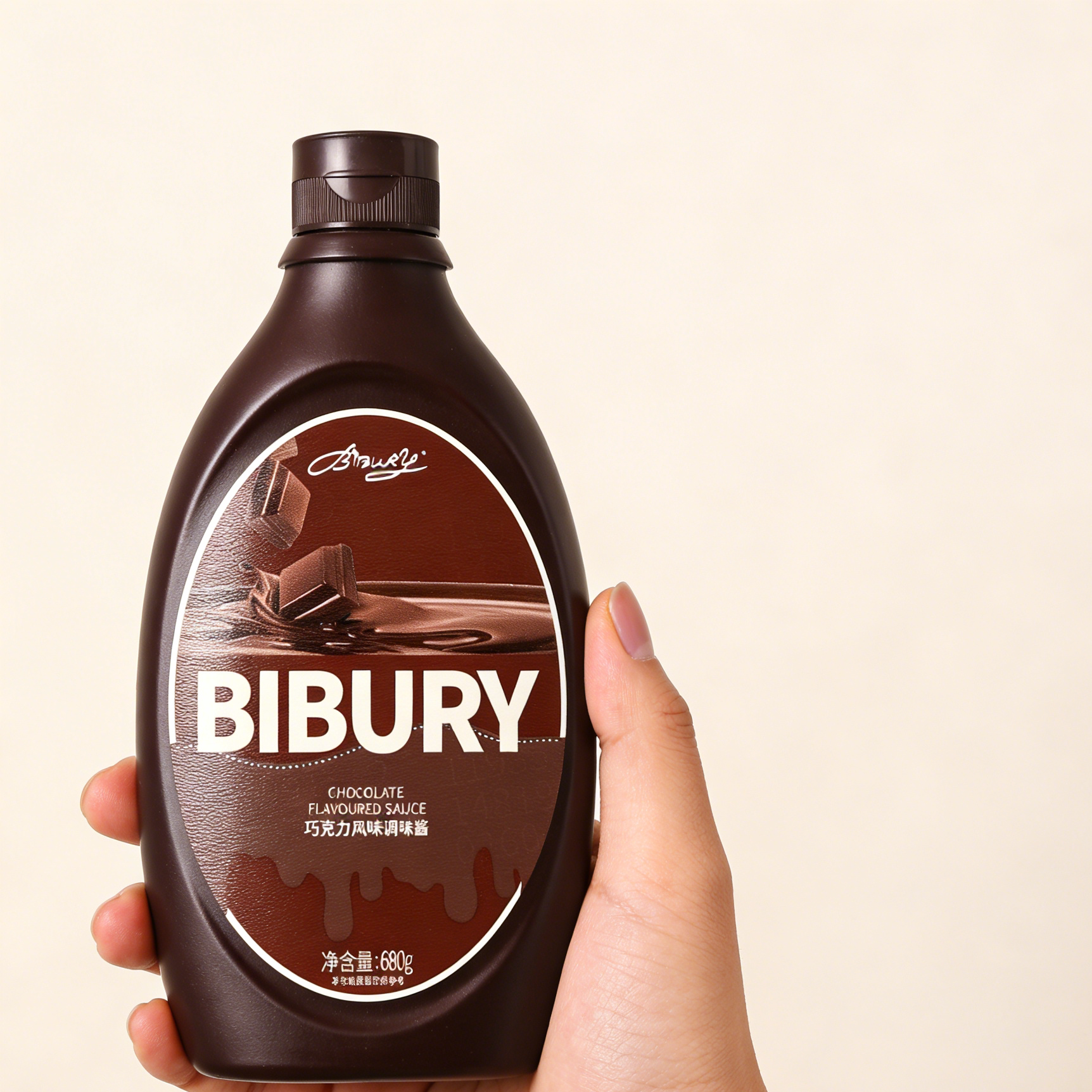 Bibury/拜伯里焦糖风味调味酱拉花雕花咖啡专用淋酱鸡尾酒果汁酱