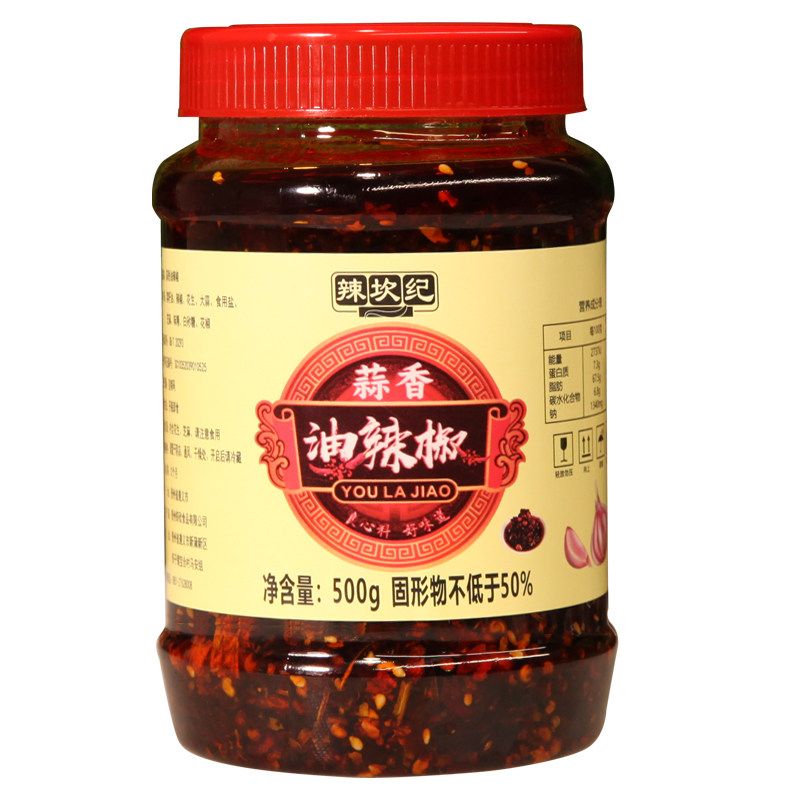 蒜香油辣椒*中辣（辣坎纪）500g*1
