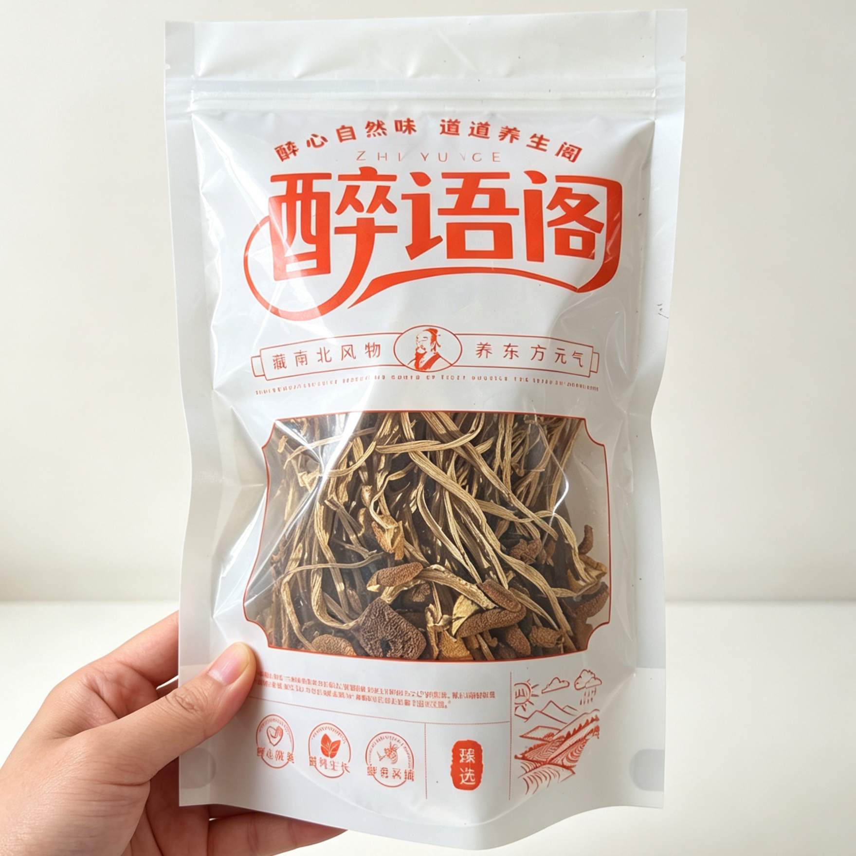 醉语阁云南茶树菇干货不开伞新鲜菌类农家干货蘑菇无硫煲汤材料