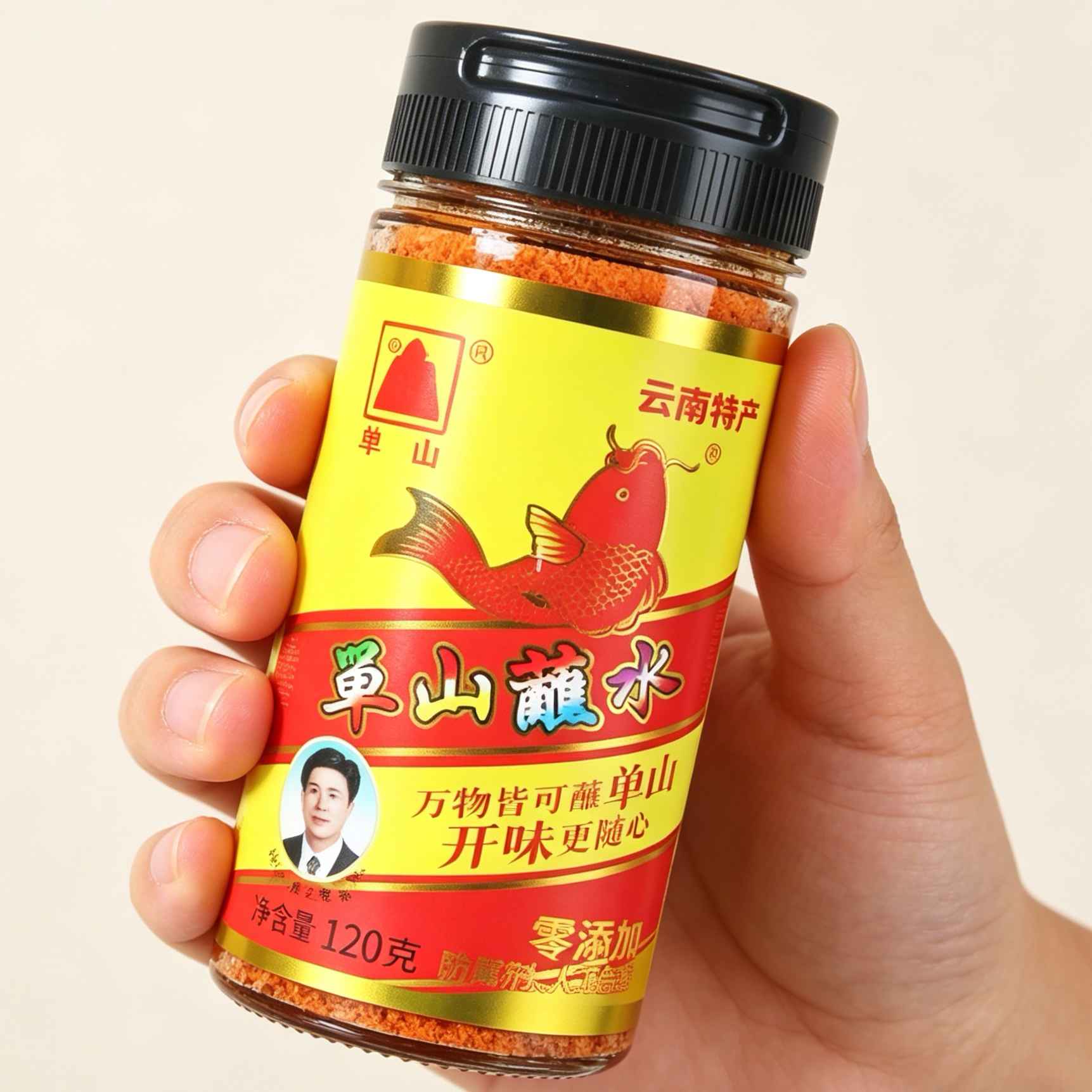 单山蘸水瓶装120g云南特产辣椒面香辣火锅烤肉干蘸料炸串撒料腌料