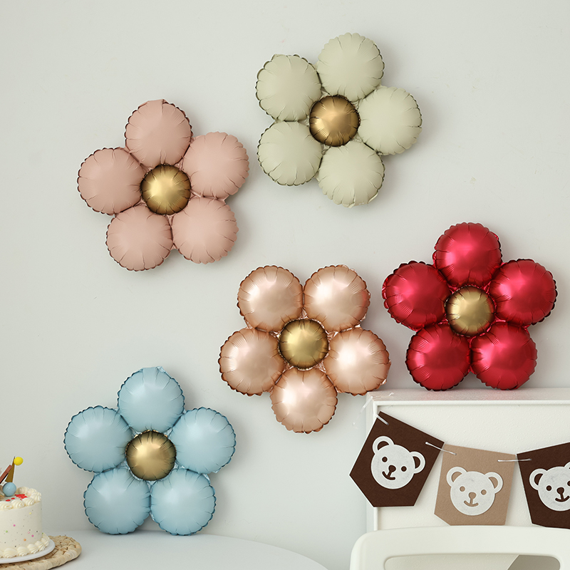 雏菊铝膜气球装饰布置