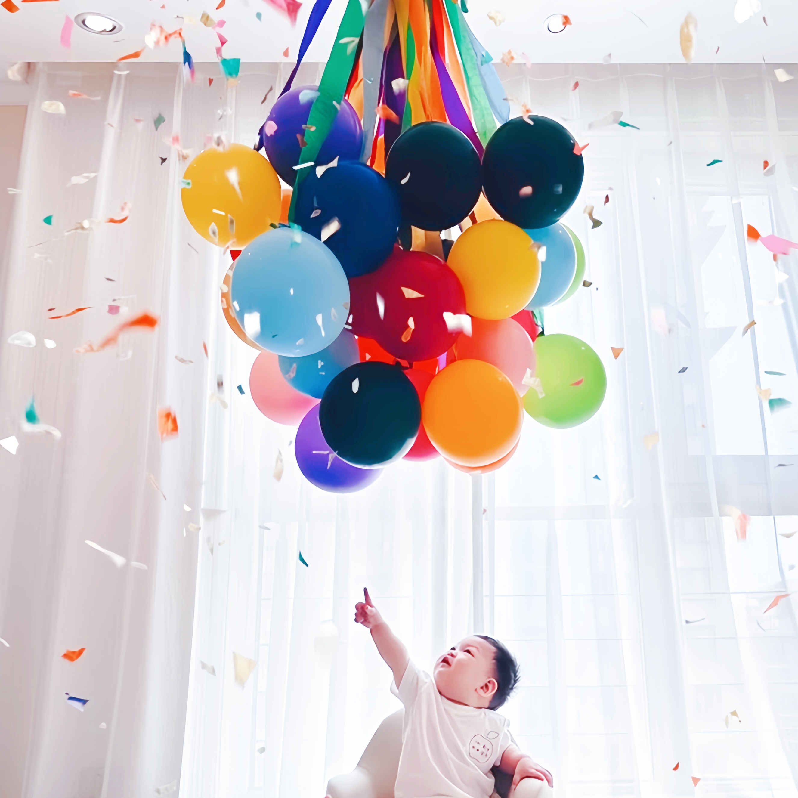 小红书儿童生日装饰布置气球