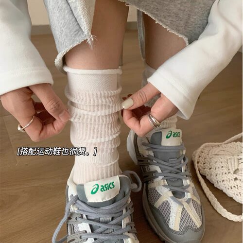 袜子女春夏季薄款jk网眼透气ins