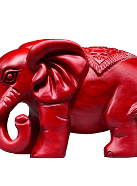 红花梨木祝福新古典客厅摆件