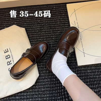 35-45码春季新款乐福鞋女