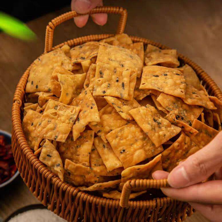 河南特产手工油炸麻叶子酥脆现炸休闲小零食馓子麻花传统零食糕点