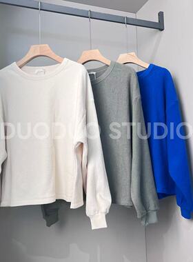 【多多还是多多】抓绒毛巾面料套头卫衣NH-Z25191