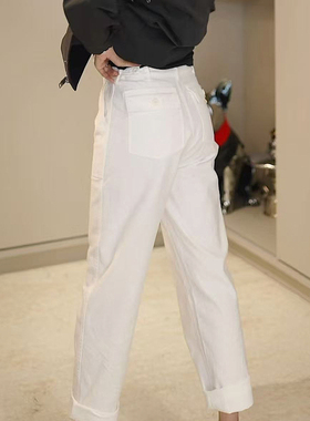 【多多还是多多】RL25新款~棉质水洗休闲长裤 25-23