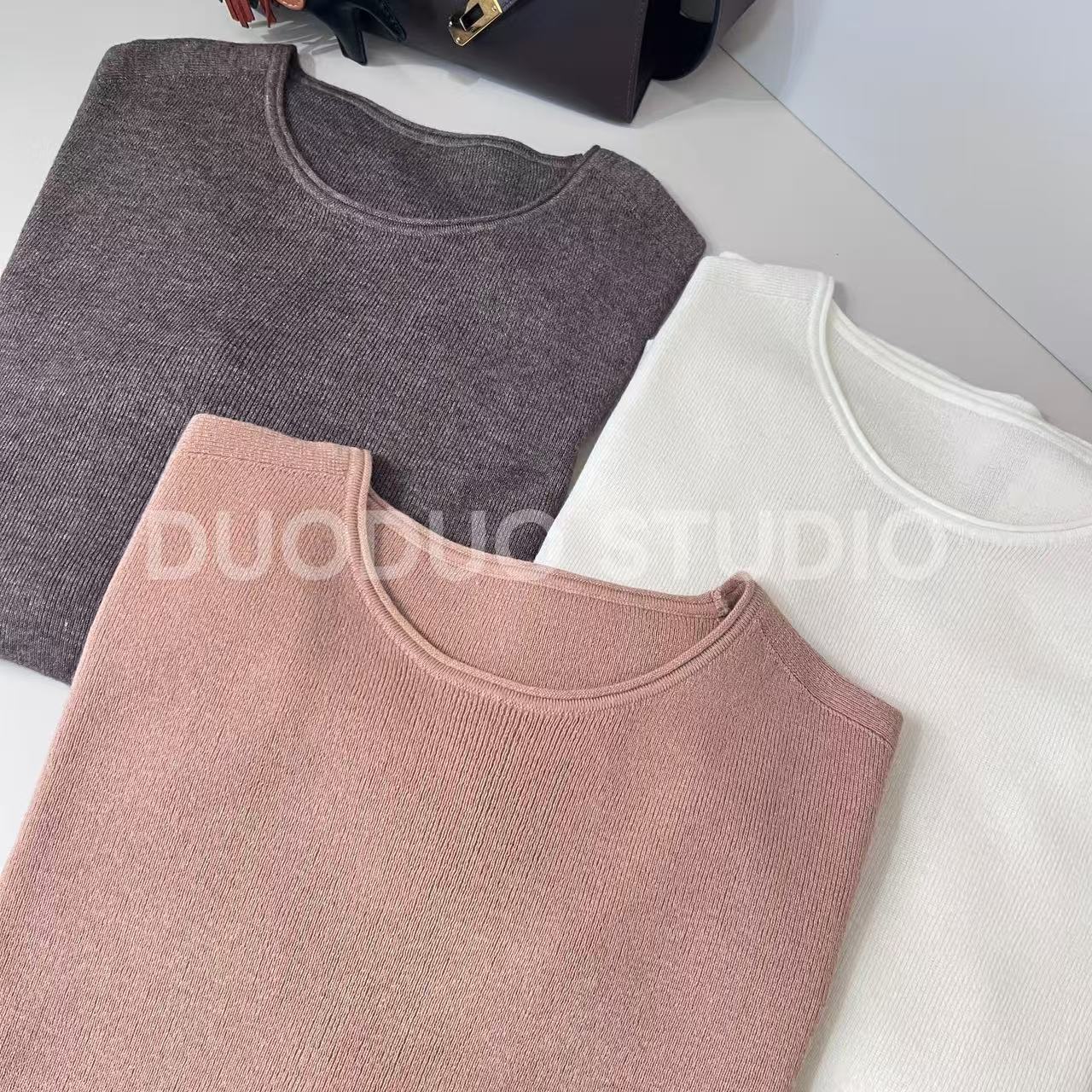 【多多还是多多】18针岛精一体无缝羊毛羊绒秋冬打底衫LBB-A02