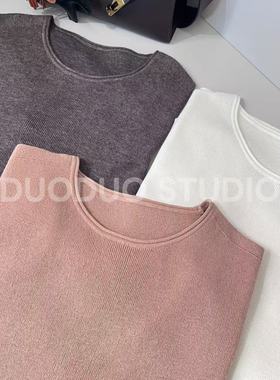 【多多还是多多】18针岛精一体无缝羊毛羊绒秋冬打底衫LBB-A02