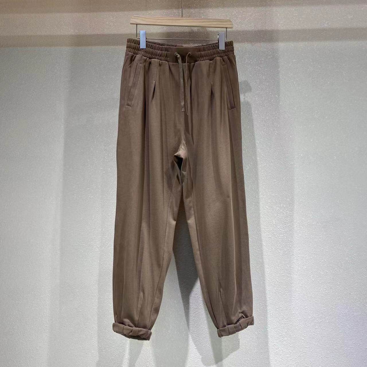 【多多还是多多】翻边九分廓形卫裤CF-23-155J