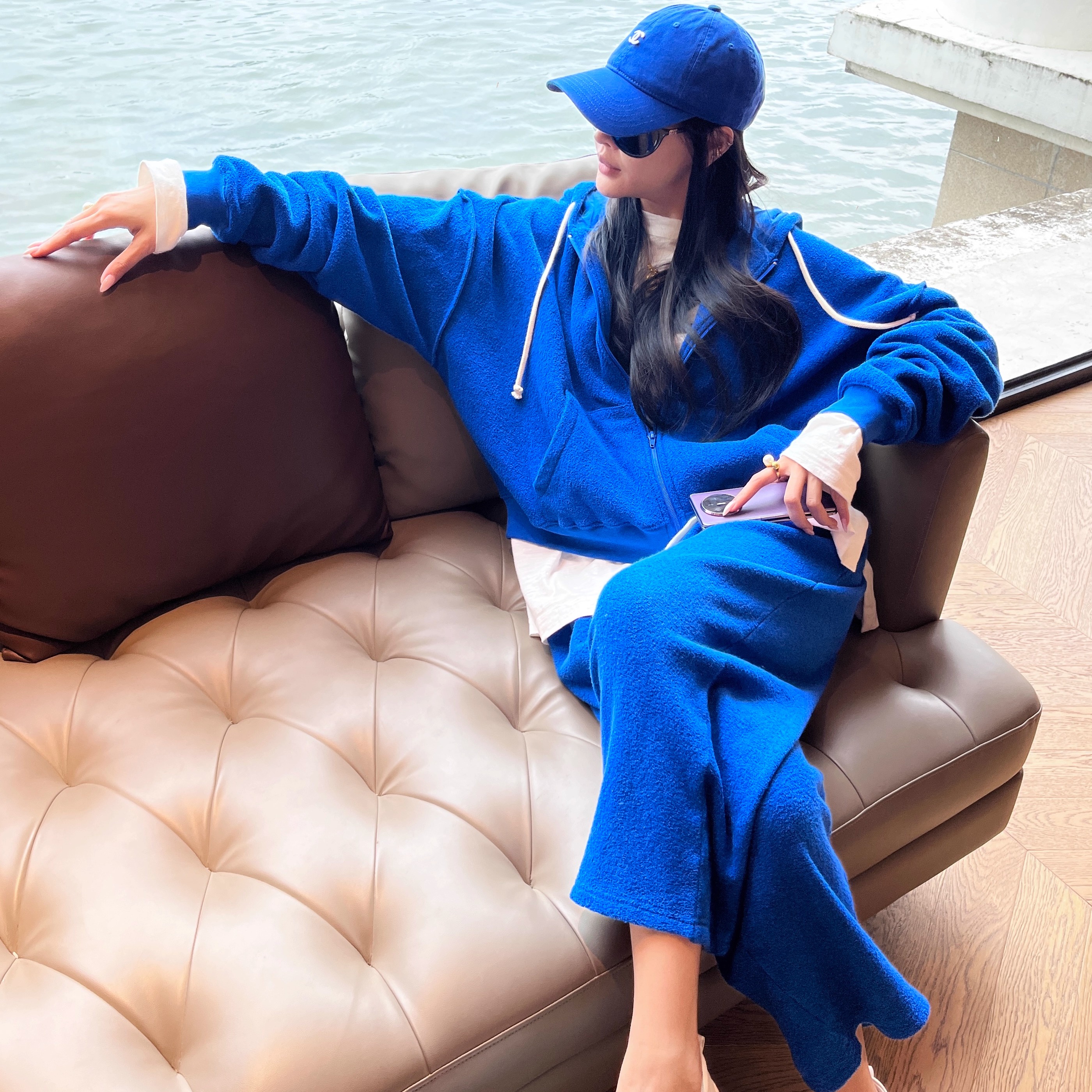 【多多还是多多】抓绒毛巾面料休闲套装NH-Z25023/Z25175