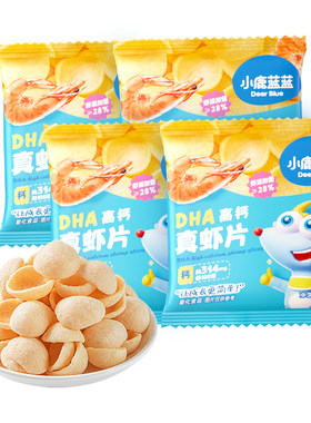 小鹿蓝蓝DHA高钙虾片饼干