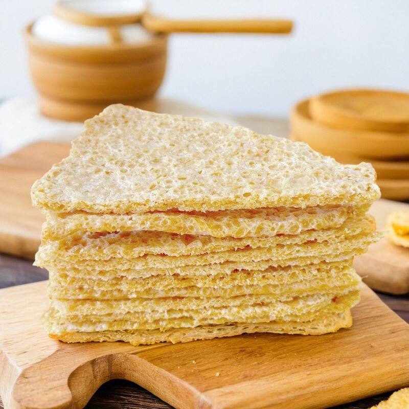 大片干奶皮子原味蛋糕原料长方形