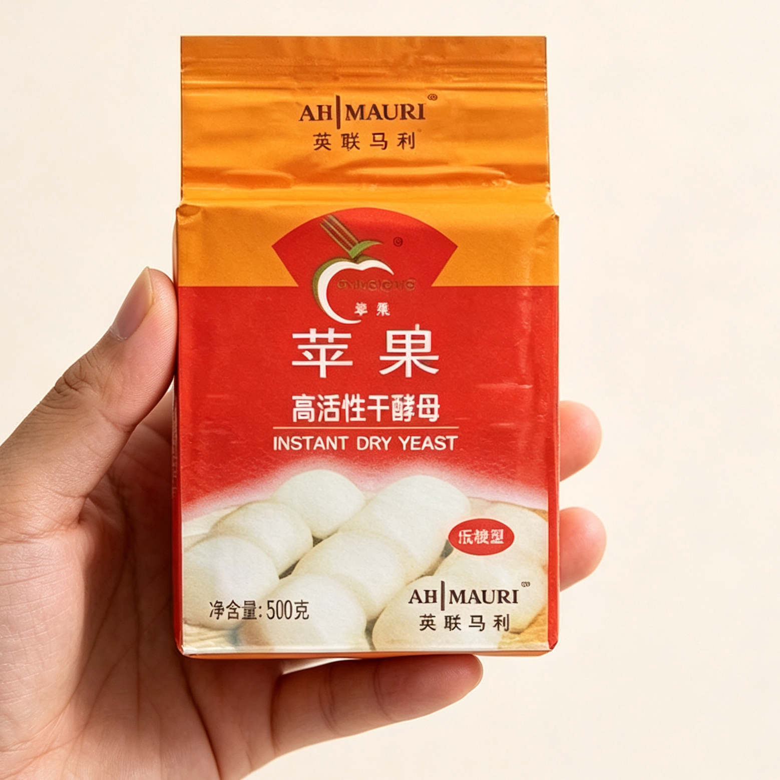 英联马利苹果高活性干酵母酵母粉低糖500克大袋发酵粉商用发面