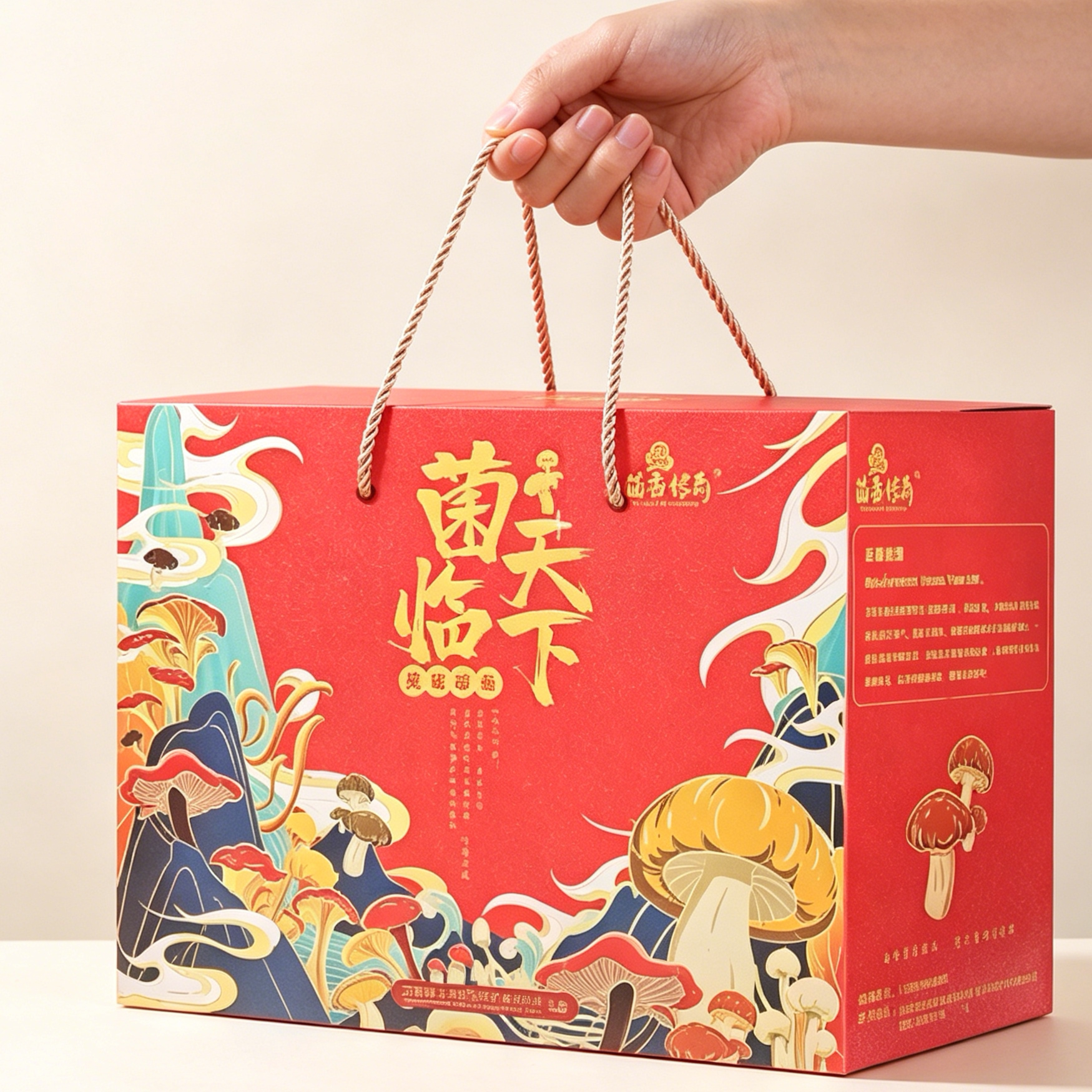 菌香传奇礼盒大礼包云南特产山珍菌菇羊肚菌松茸菌类干货汤料包