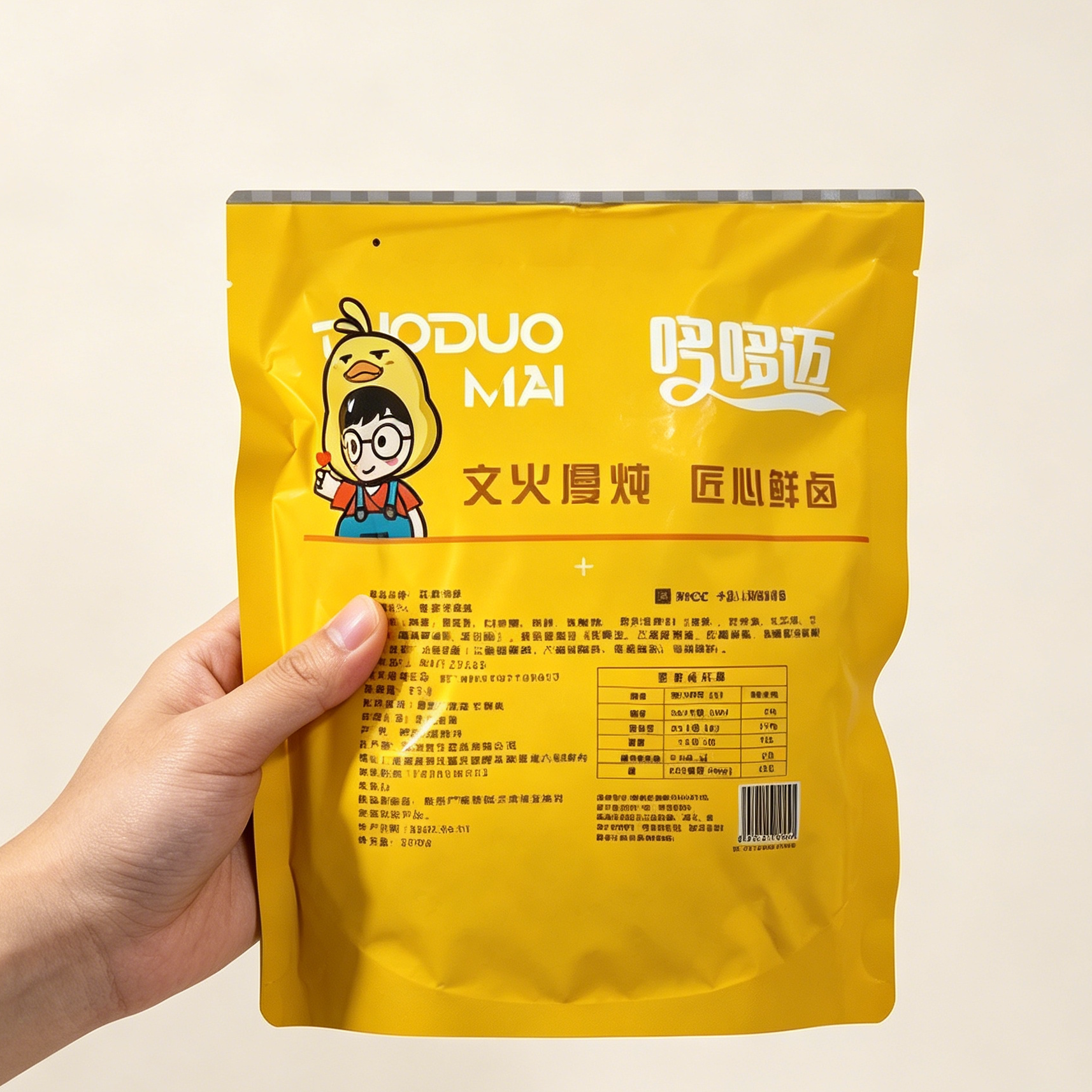 哆哆迈卤味鸭肫250G熟食五香香辣独立包装开袋即