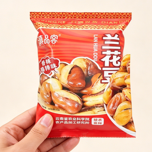 滇品客农科院香酥兰花豆油炸蚕豆芥末味胡豆香辣休闲零食下酒菜