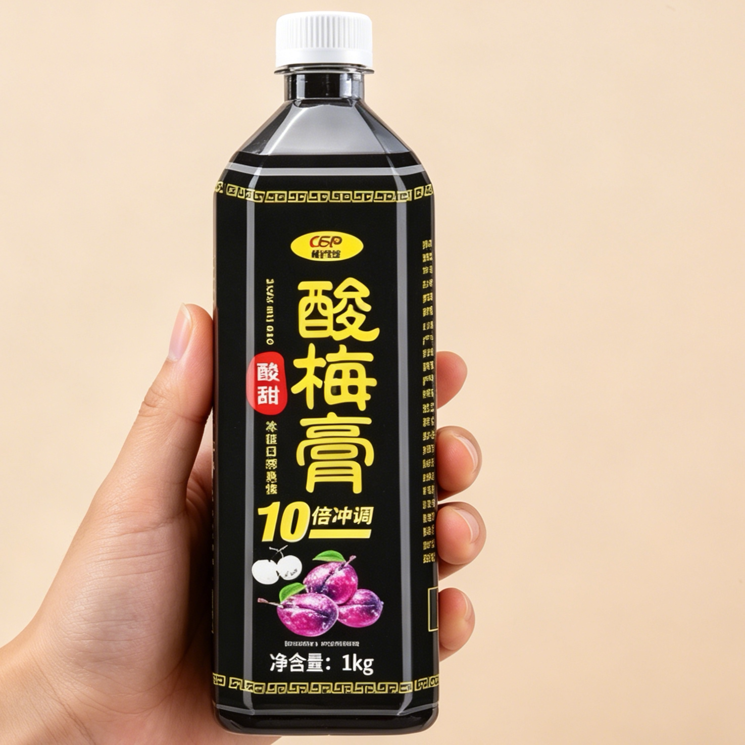畅风坡酸梅膏冲调免煮白凉粉浓缩酸梅汤乌梅干汁桂花酸梅汁饮料