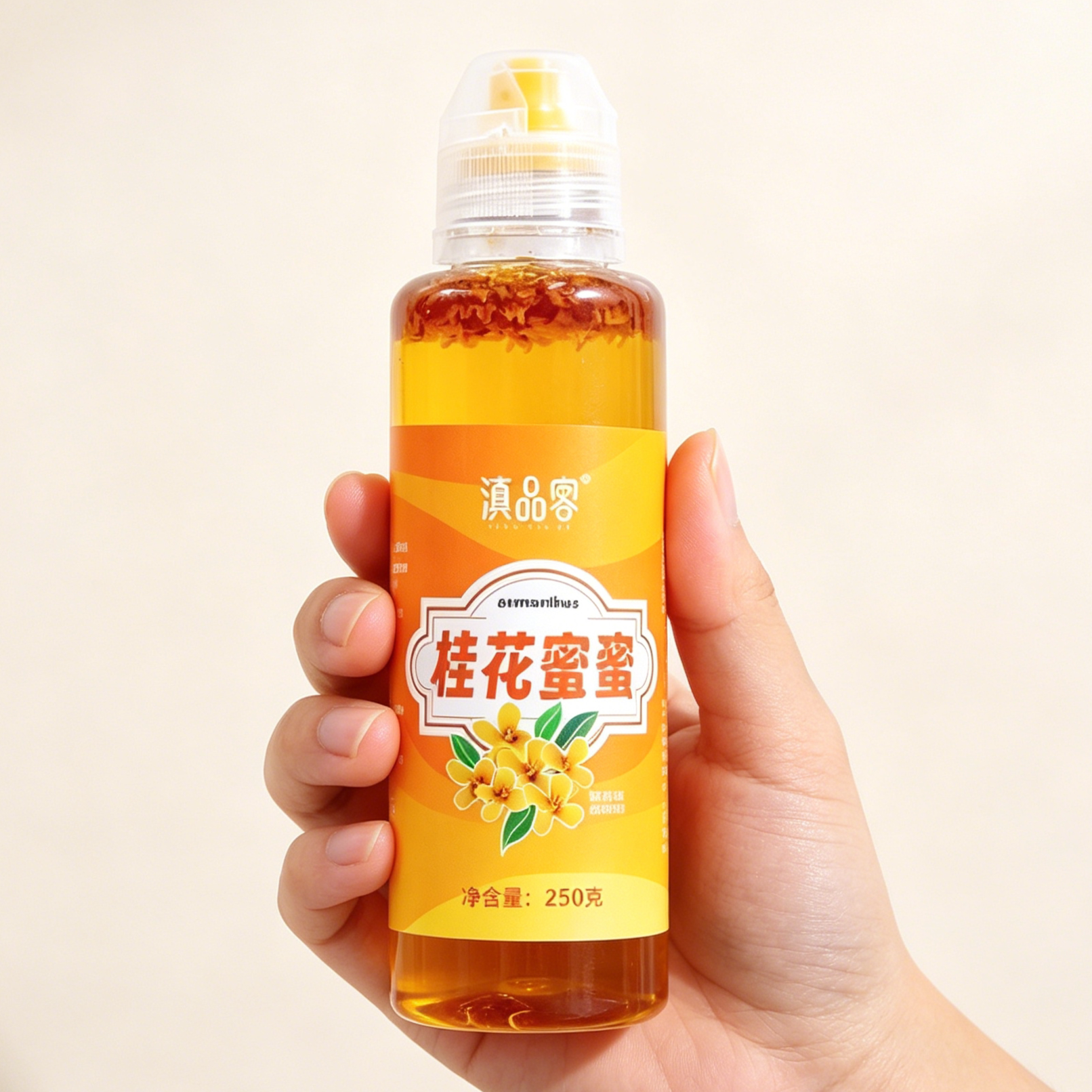 滇品客桂花蜜酱果酱桂花酱糖桂花家用蜂蜜小包装瓶装商用酱甜品