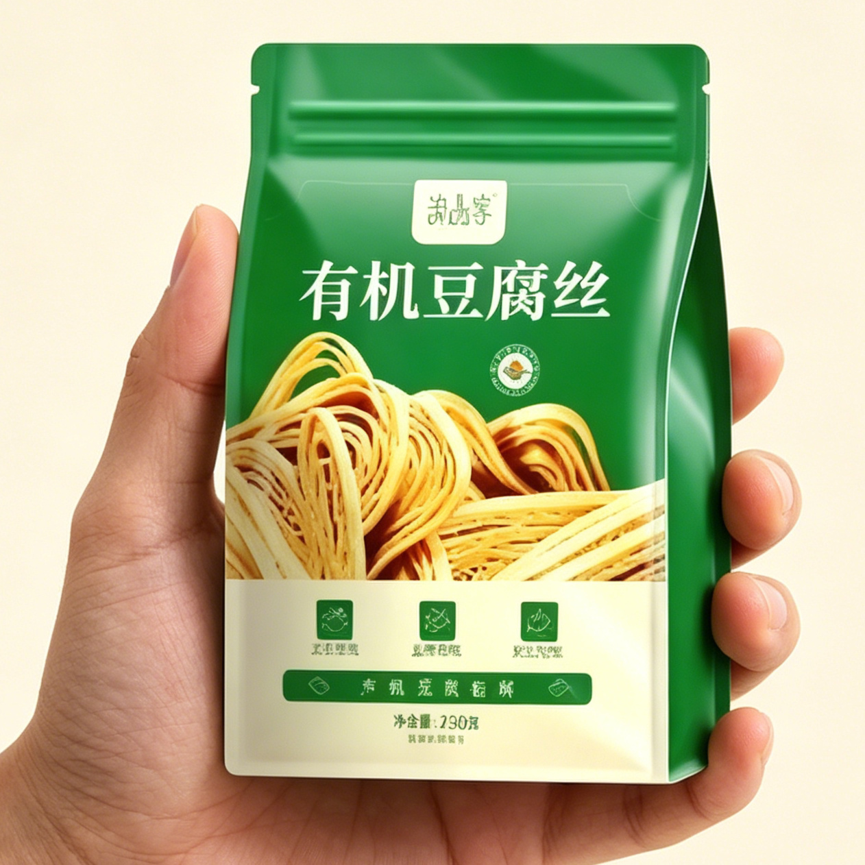滇品客有机豆腐丝豆皮云丝云南石屏豆腐皮凉拌菜腐竹火锅食材干货